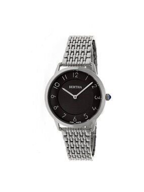 NWT Bertha Abby Black Dial Ladies Watch